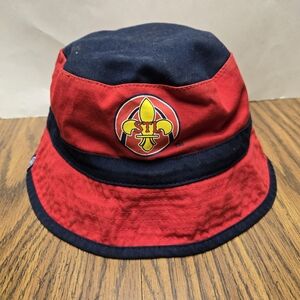 Stylish Red and Black Bucket Hat